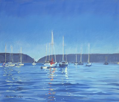Salcombe - Yachts - Twilight by Jennifer Wright